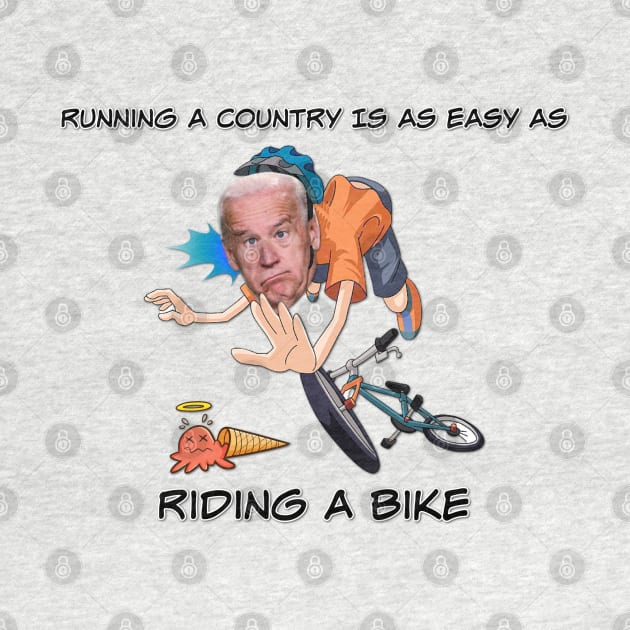 Biden Bike Crash by CRAZY_pEnGwIn